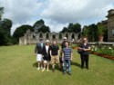 At the ruins of St Mary's Abbey